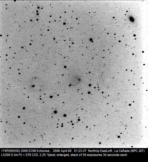 Stack of 120 CCD images 30 seconds each